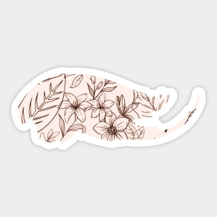 Unique Line Pattern Sticker